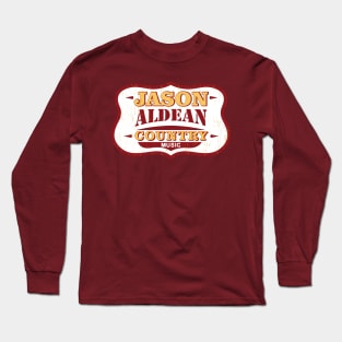 Vintage Jason Aldean COUNTRY MUSIC Long Sleeve T-Shirt